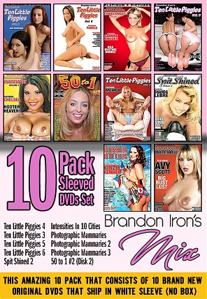 10 Pack Sleeved: Brandon Iron’s mix (10 DVD Set)