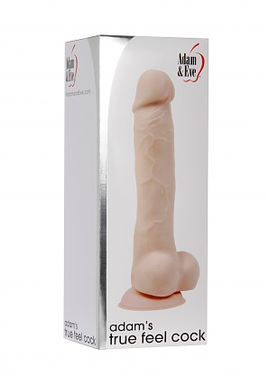 Adam'S True Feel Cock Dildo Flesh 7 Inch